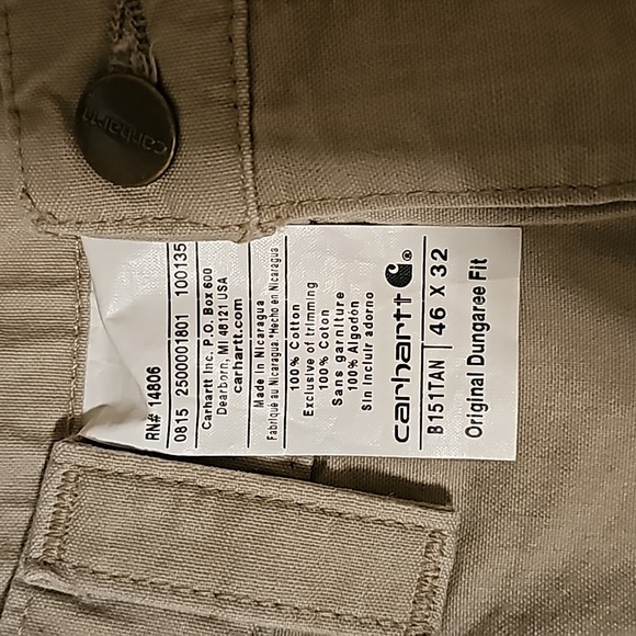 Carhartt Carpenter Dungaree - Picture 7 of 9